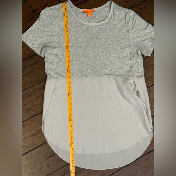 Joe Fresh Gray and Cream Women's Top - Picture 5 of 5